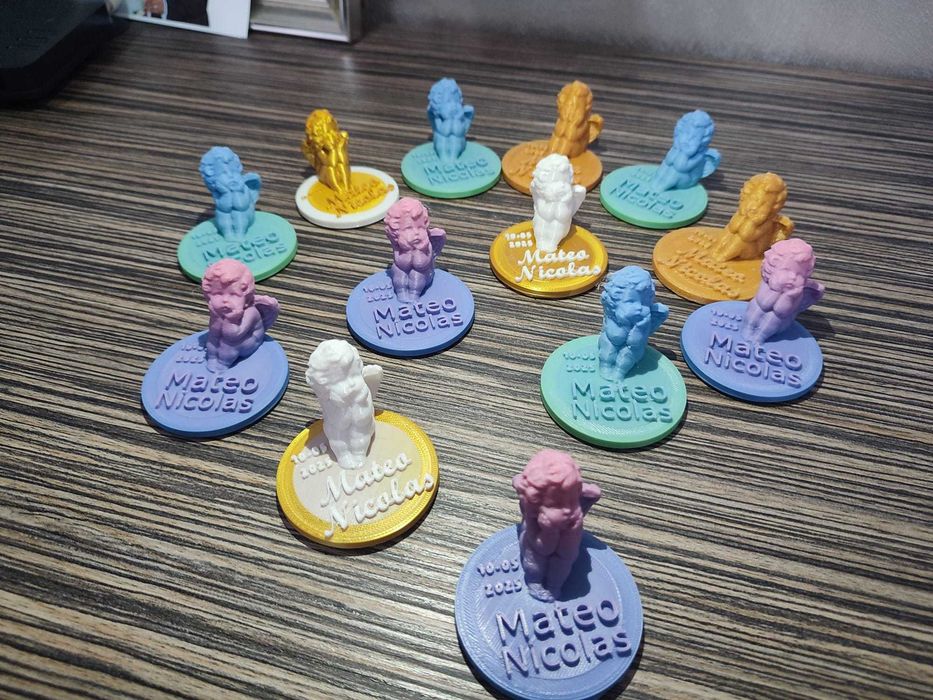 Realizez printari 3d/ Marturii Nunta/Botez/Brelocuri/ PERSONALIZATE