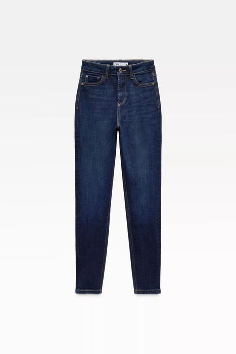 Zara skinny дънки с висока талия