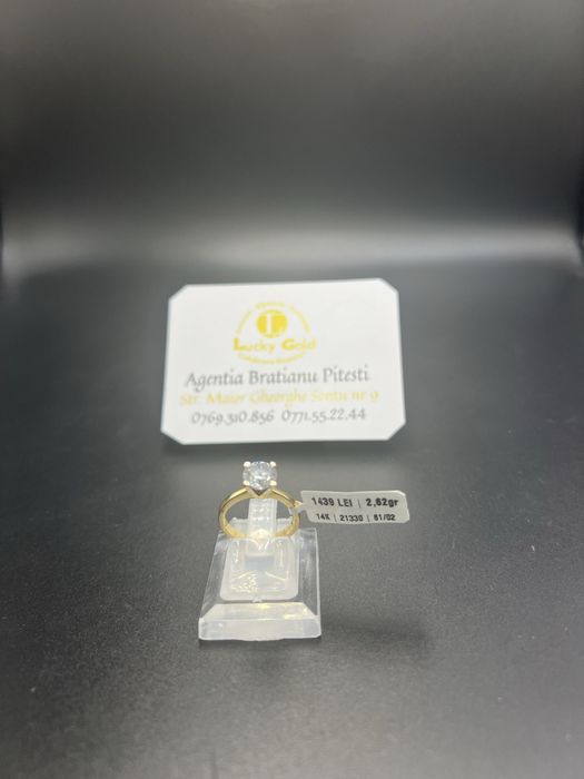 Inel aur 14k 2.62gr marimea 15 cod 21330