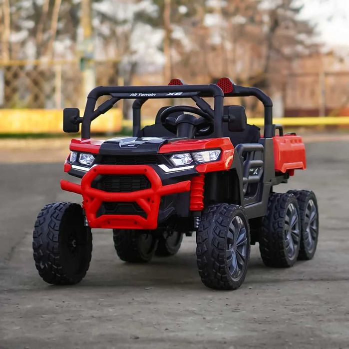 UTV electric pentru 2 copii Kinderauto X-Force 4x75W 24V RED