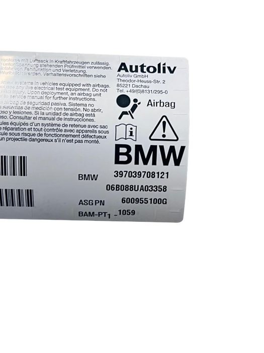 Airbag Pasager (Uk) Bmw 5 E60 2001 - 2010 397039708121