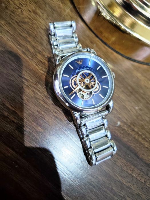 Итальянские механические часы Emporio Armani AR60036 Soat Mexanika