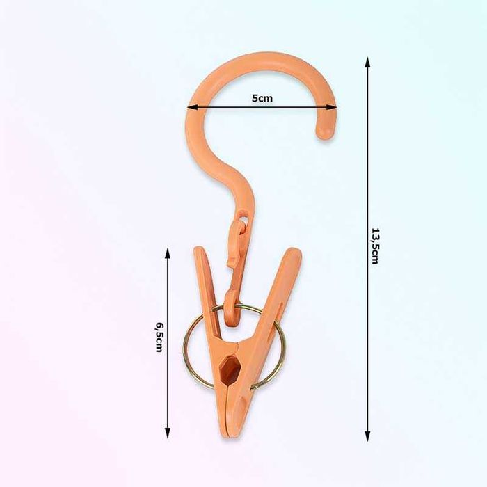Щипка за пране с кука – комплект 3 броя