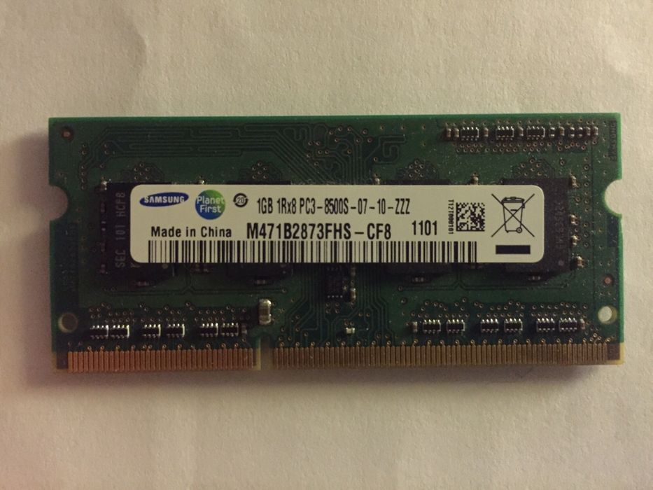 Memorie RAM Samsung DDR3 1GB 1066MHz Laptop