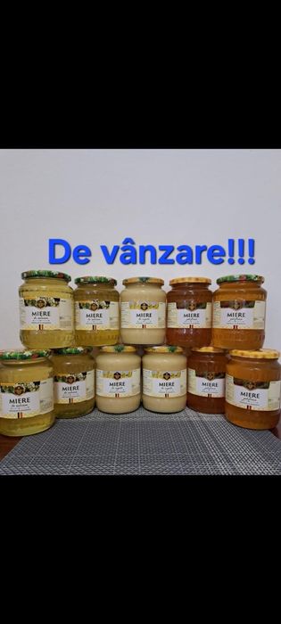 Vând miere, producător!!! Cu predare personală în Buzău, minim 3kg.