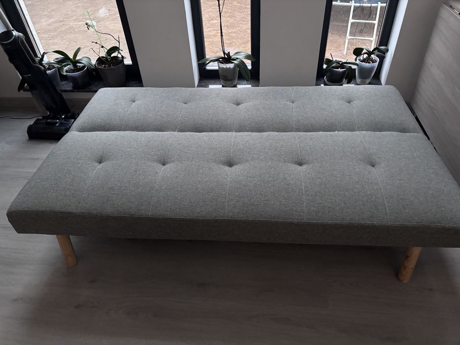 Canapea extensibilă NEJEDE gri deschis