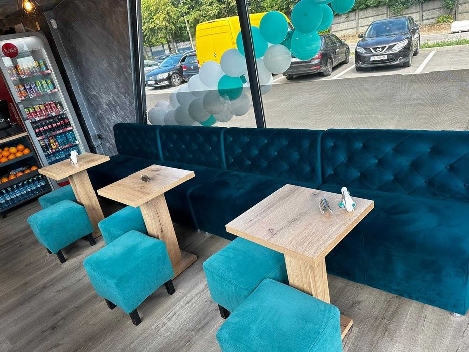 Canapele modulare, fotolii- Bar, Cafenea, Fast food, Pizzerie