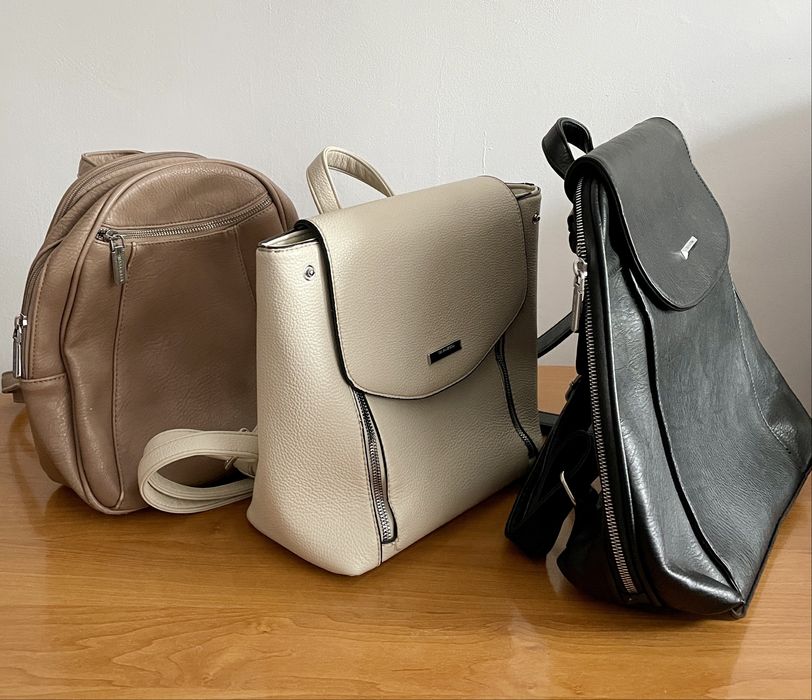 Genti tip rucsac piele ecologica