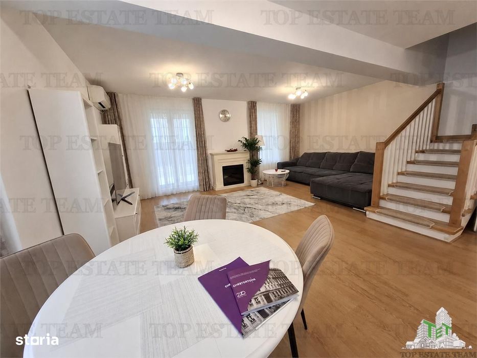 Vila Moderna de Inchiriat Corbeanca Duplex P+1 Gradina Amenajata Compl