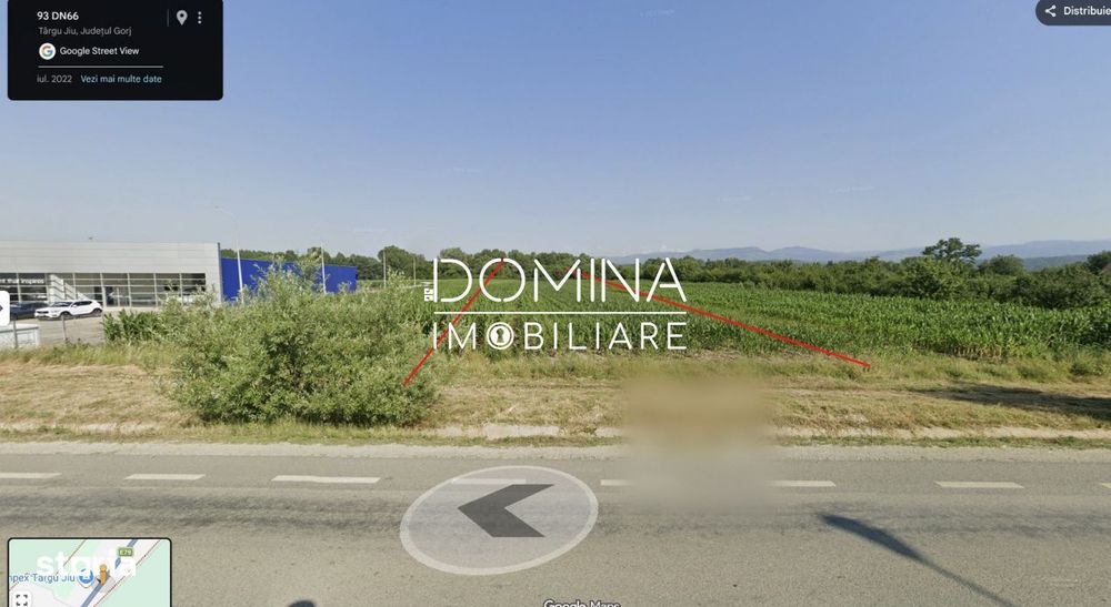 Vanzare teren situat in Targu Jiu, cartier Iezureni, la DN66