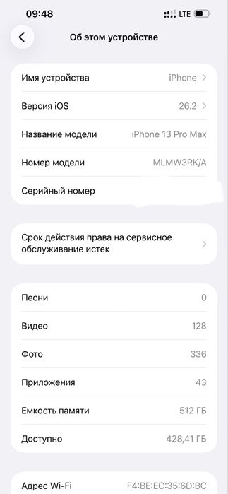 Iphone 13 pro max 512gb