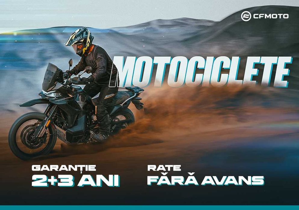 Motociclete in rate/leasing (CFMOTO,KTM, Husqvarna, Kawasaki)