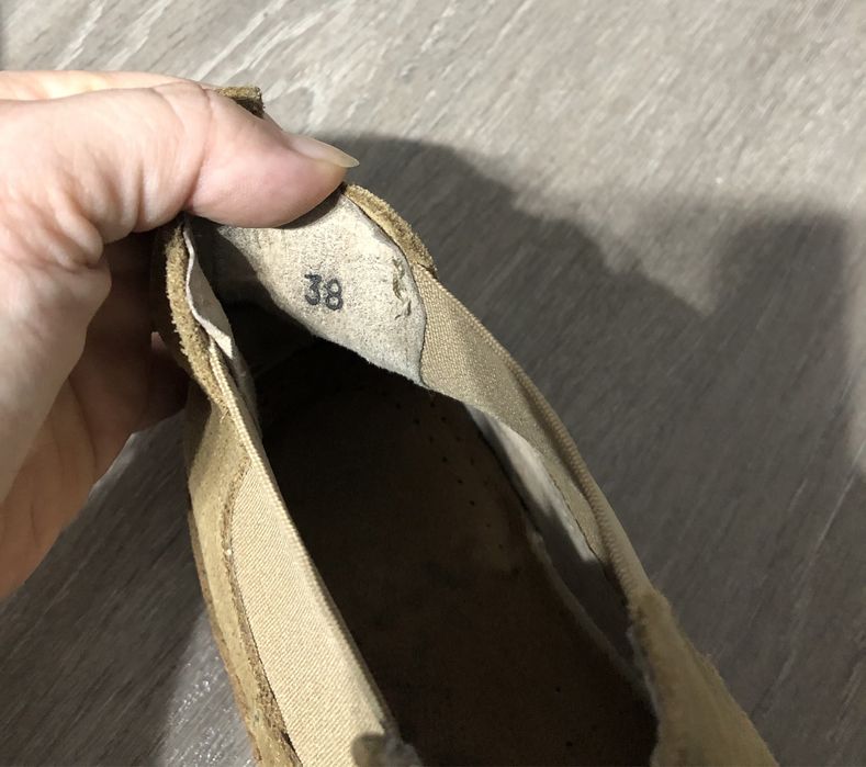 Ghete piele intoarsa unisex 38 ghete barbati femei 38 maro bej