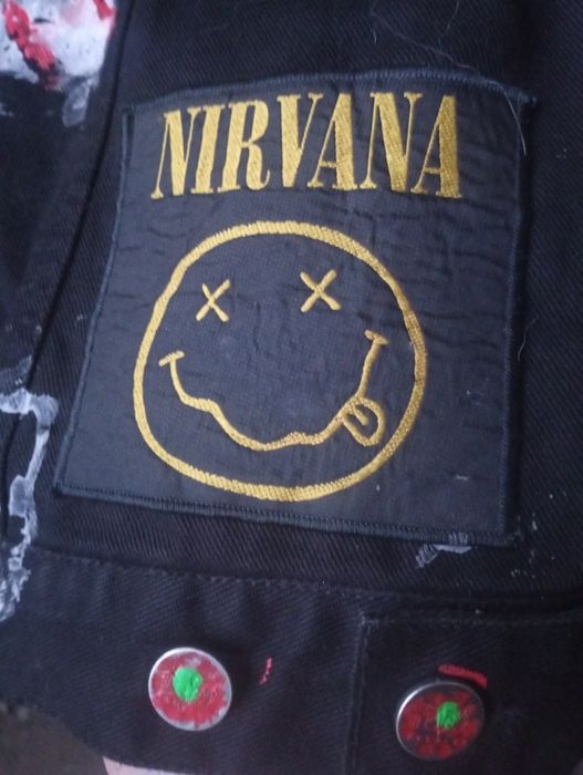 Jachetă rock alternativ ORIGINALA  Ramones ,Nirvana ,Caspers