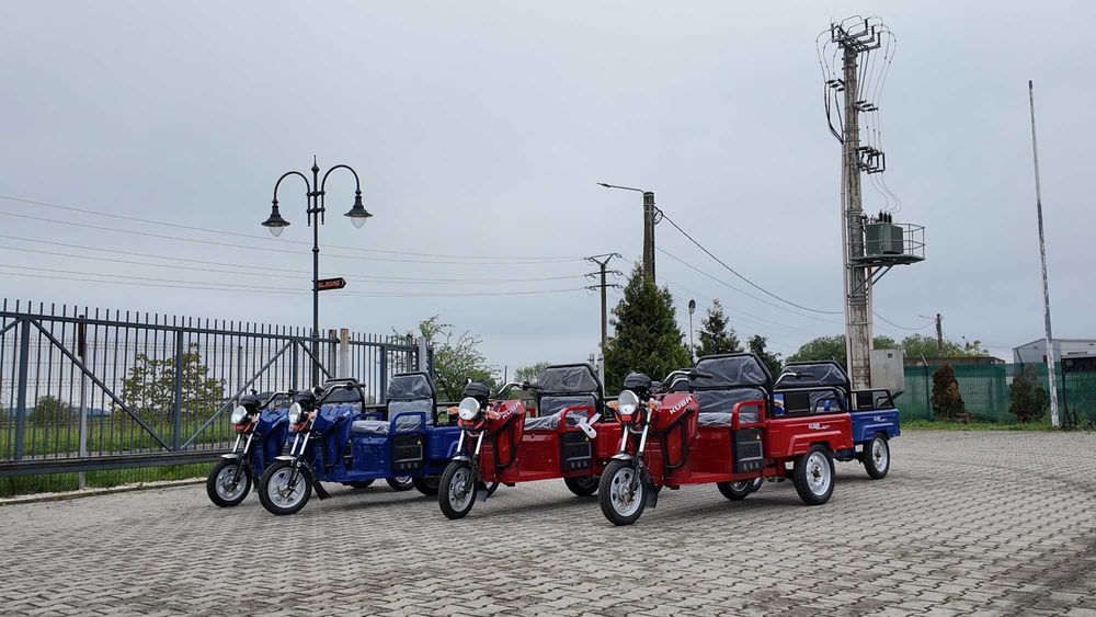 Triciclu electric KUBA Eco-Pickap Ultra fara permis cu CIV inclus