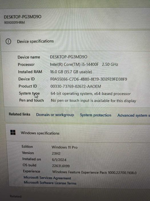 Нов Lenovo LOQ Tower 17IRR9, Intel Core i5-14400F, RTX 4060, 16GB, 1TB