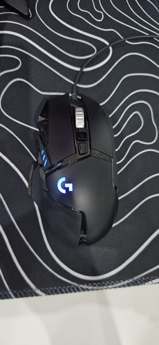 Мишка Logitech G502 Hero , оптична , черна , с кабел