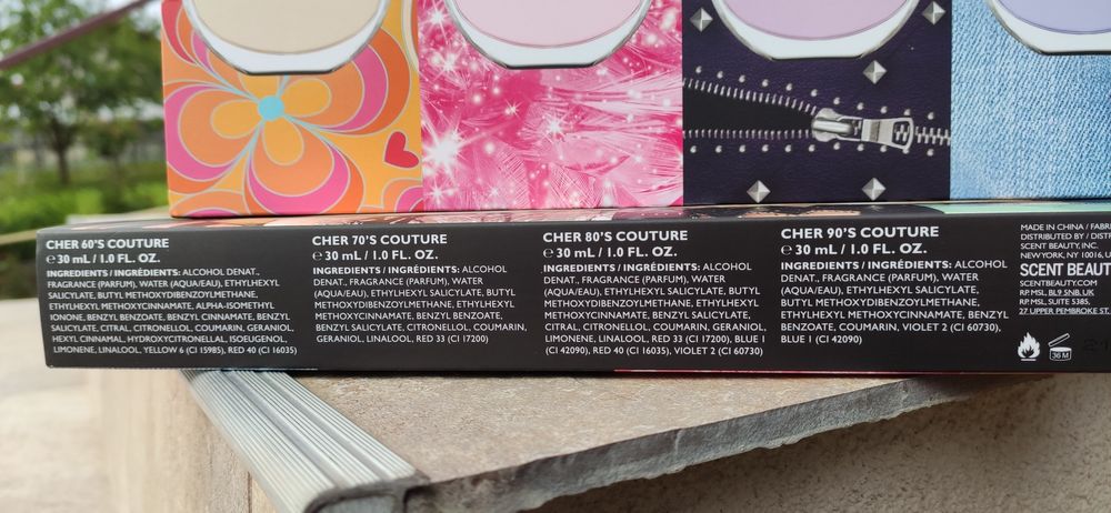 Parfum SET Cher Decades Couture Eau de Parfum 4 X 30 ml per set