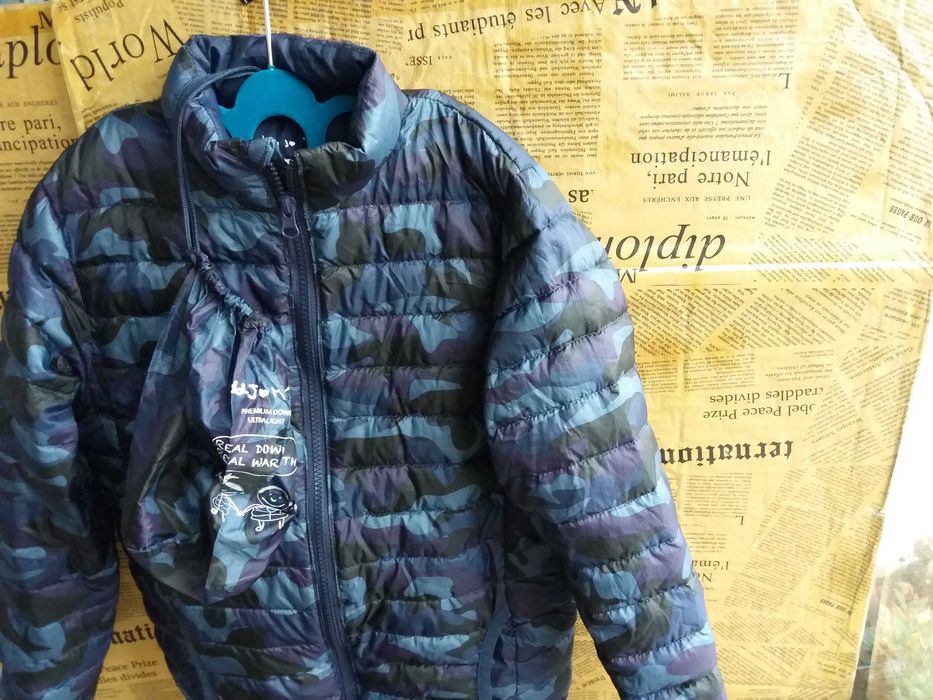 тънко пухено яке за 11 год-гъши пух