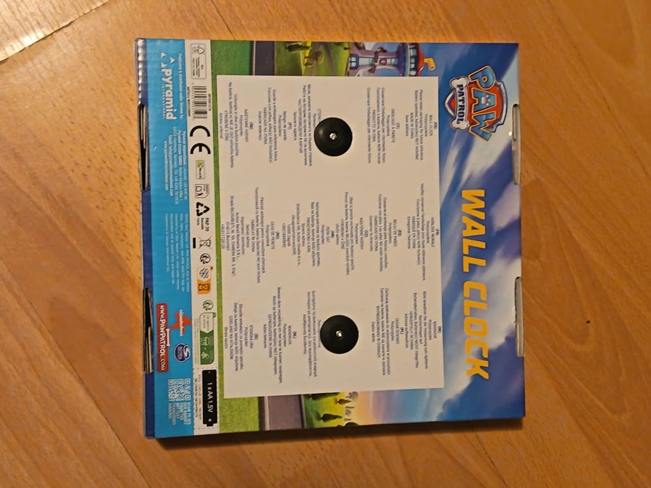 Ceas de perete Paw Patrol