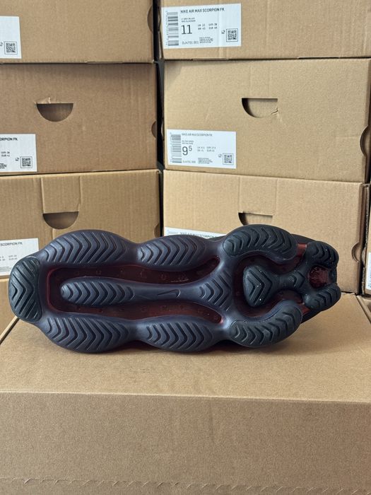 Nike Air Max Scorpion FK 40–46 (Black and Red)