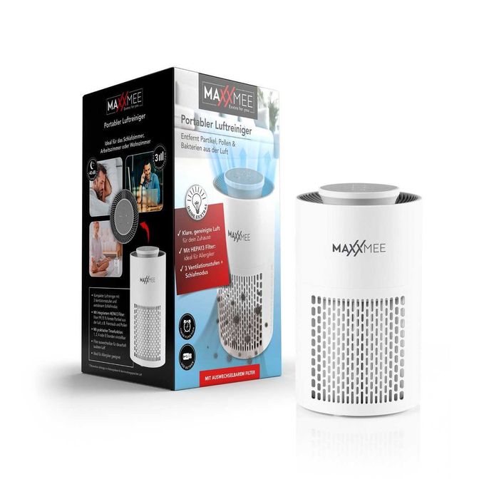 Пречиствател за въздух Maxxmee  Въздухопречиствател Преносим