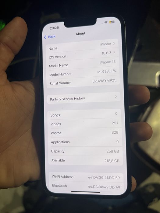 Iphone 13 256gb 90%battery