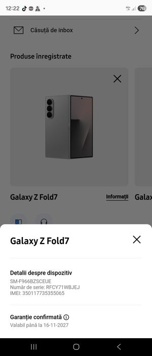 Samsung Galaxy FOLD 7 Silver Shadow 512 GB