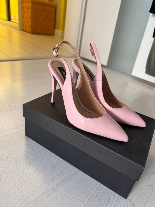 Musette, pantofi toc roz, numarul 36