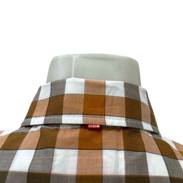 Мъжка карирана риза HUGO BOSS | XL