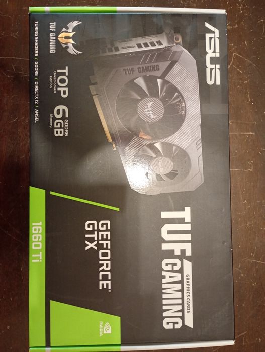 Vând placa video Asus TUF Gaming nou nouță 1250 lei