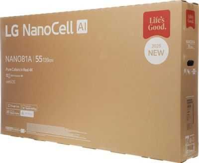 Телевизор LG 55NANO81A6A.ADKG
