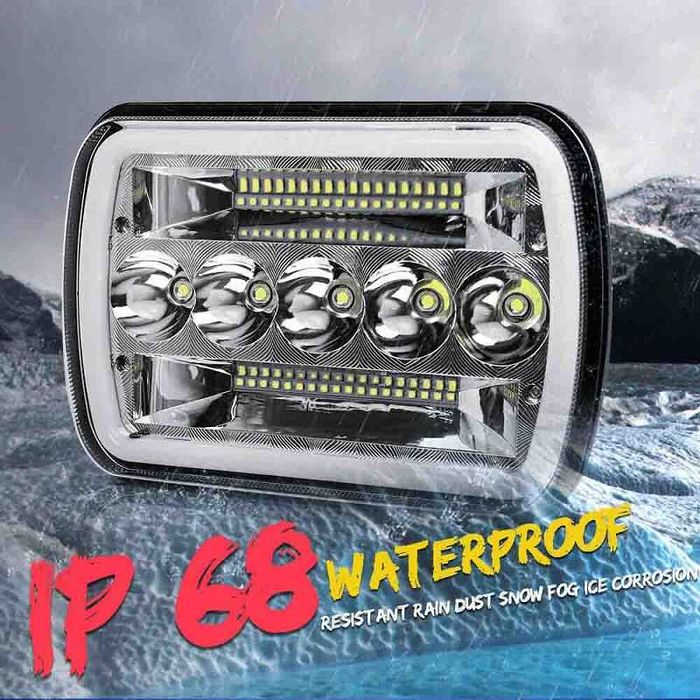 faruri auto 5x7 inch cu daylight semnalizare TRANSPORT 0