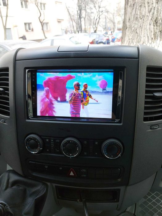 Navigatie Android Mercedes Sprinter Crafter Waze Youtube BT