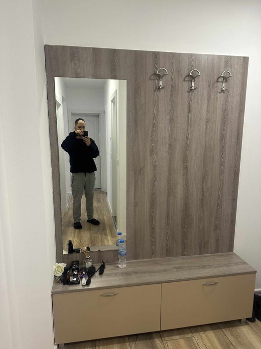 Портманто с огледало и шкаф за обувки