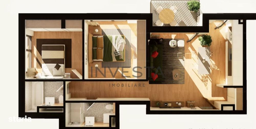 Apartament cu 3 camere - Complex rezidential premium, Intre Lacuri