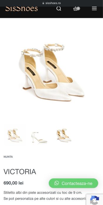 Vand pantofi piele albi eveniment/ocazie/nunta