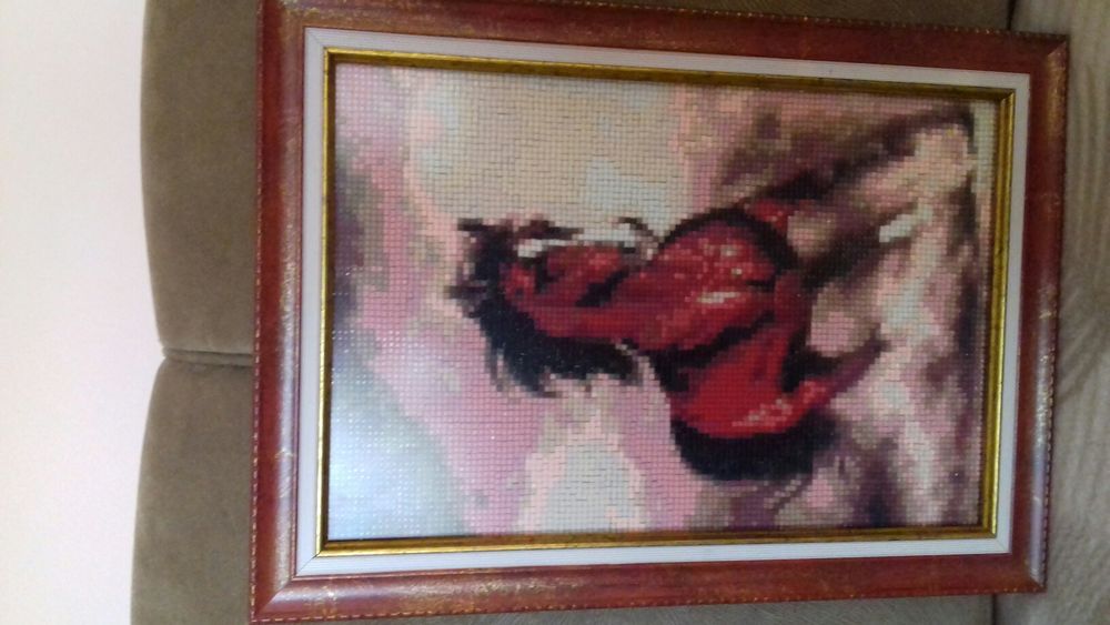 Гоблени Прерийни коне,Дива красота и диамантени гоблени