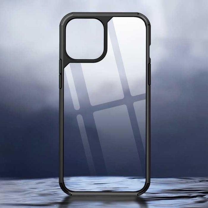 Husa gel hibride antisoc + Folie APPLE iPhone 12 Pro Max 13 mini 16 15