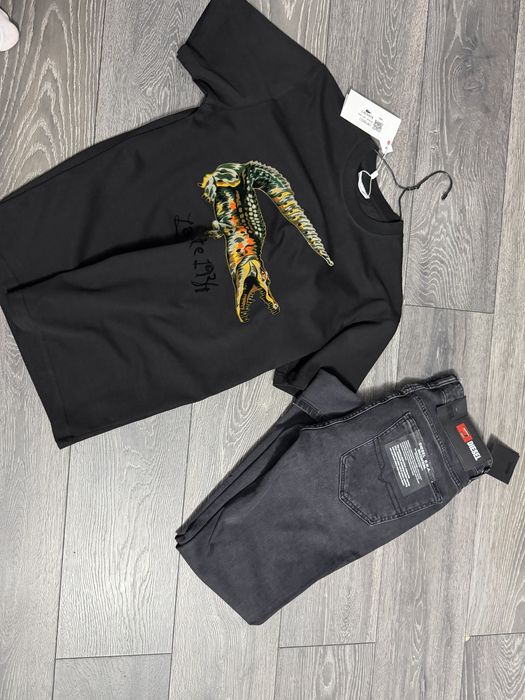 Blugi barbati dsq2 diesel hugo 2 piese tricou si blugi 300 lei
