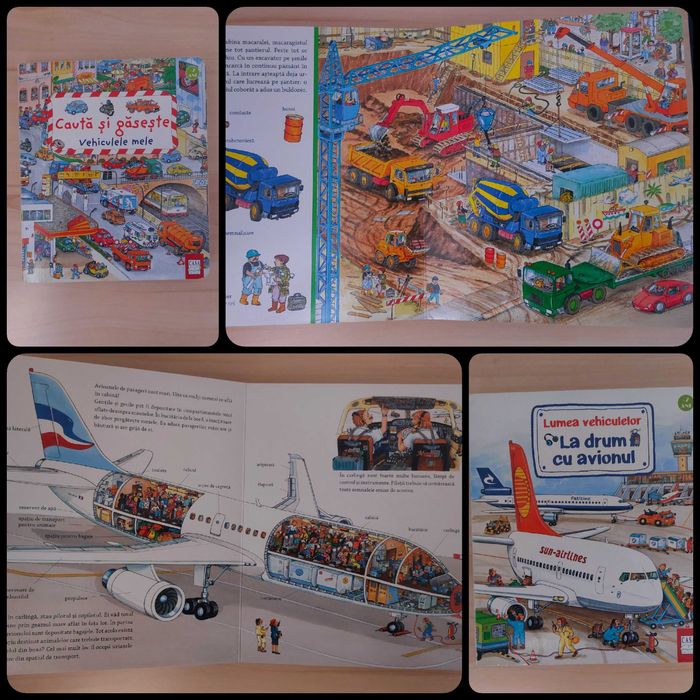 Pachet 2 carti editura Casa, cartonate - La drum cu avionul/Cauta si gaseste, pret total