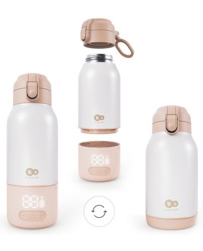 Преносим нагревател за мляко 2 в 1 Kinderkraft - Gaja, 500 ml