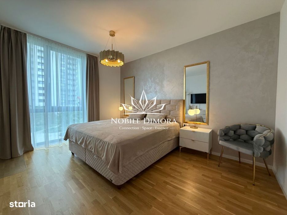 ISHO - Apartament cu 4 camere de lux, 2 bai, 2 balcoane, parcare priva