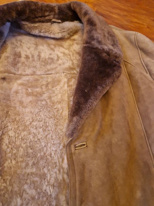 Мъжки кожух агнешка кожа чисто нов