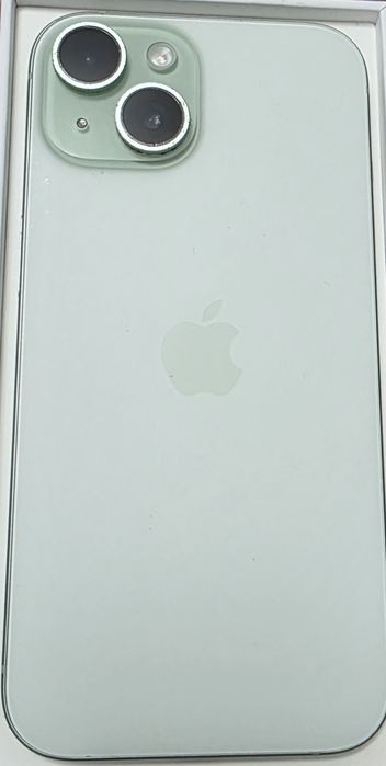 Iphone 15 green, 128GB, Sanatate baterie 100%