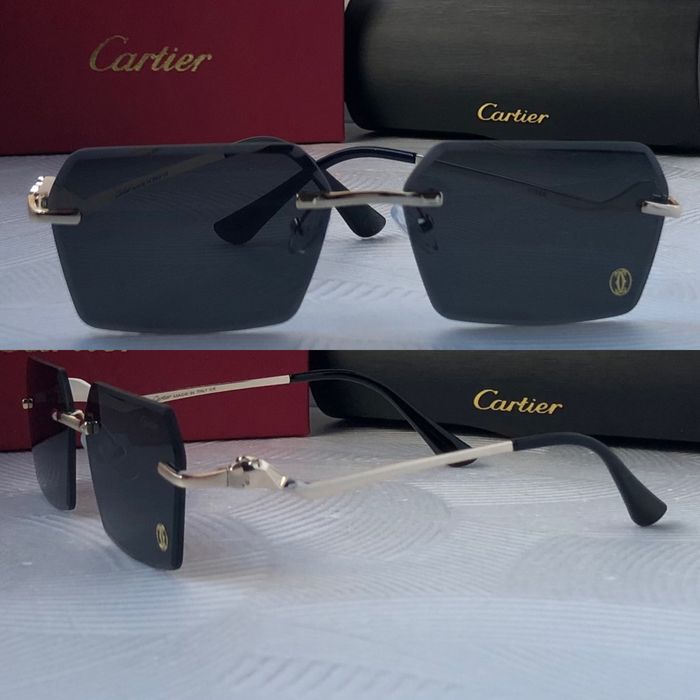 Мъжки дамски слънчеви очила с правоъгълни 3 цвята черни кафяви