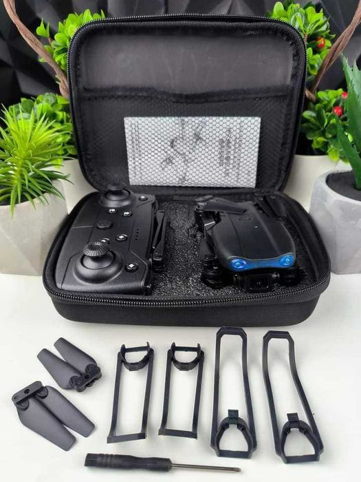 Нови 3 цвята E99 PRO Dron 4k HD 2 камери WIFI FPV Въздушна фотография