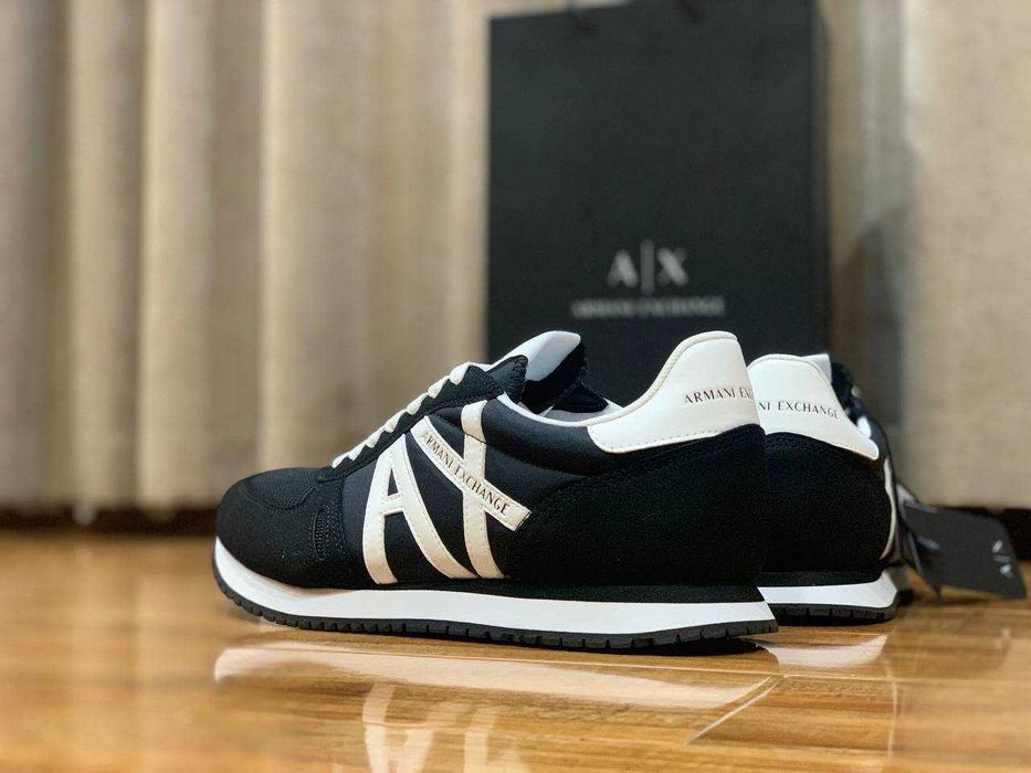 Armani Exchange мужские кроссовки в черном цвете РАЗМЕР 40,41,45
