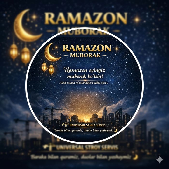 "UNIVERSAL STROY SERVIS"
Хато танлов эса катта зарар!
Шунинг учун т