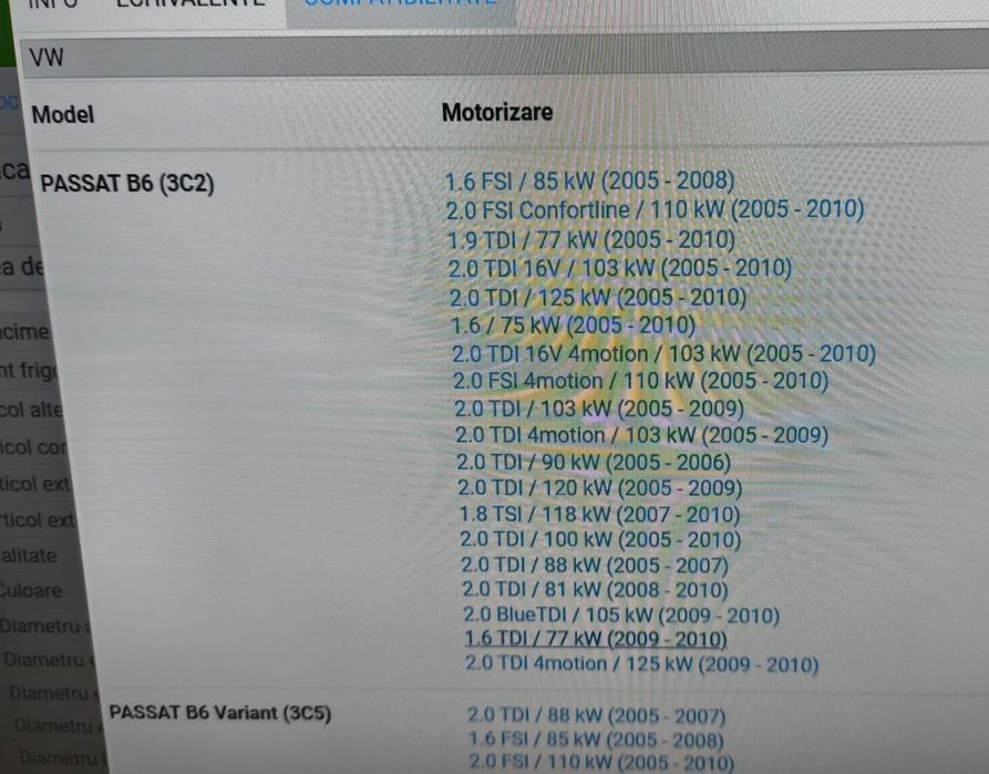 Radiator AC VW Passat